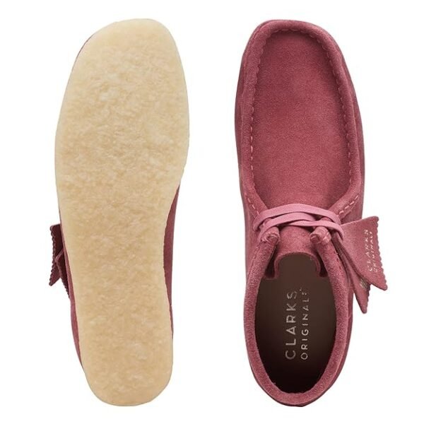 Clarks Wallabee Boot. Rose Pink - Image 4