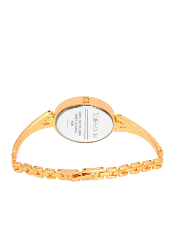TIMESMITH Women Gold-Toned Analogue Watch - Image 2